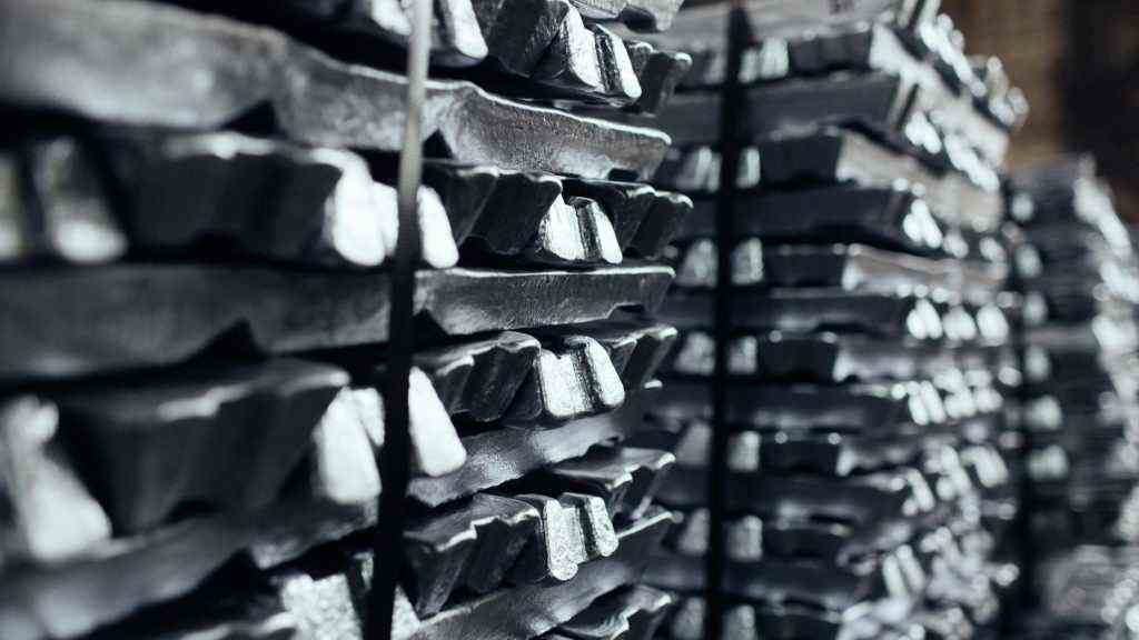 Stacks,Of,Aluminum,At,The,Factory.,Aluminium